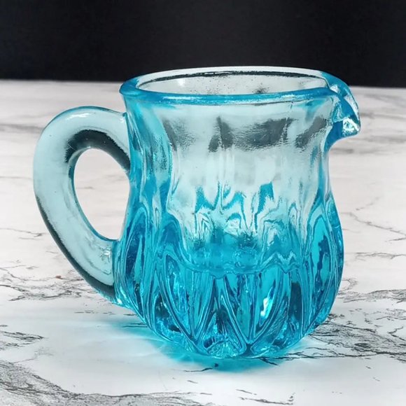 Degenhart Glass Mini Pitcher Trinket Paperweight Toothpick Vtg - Picture 9 of 10